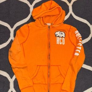 Hollister Kids Bright Orange Hoodie Jacket